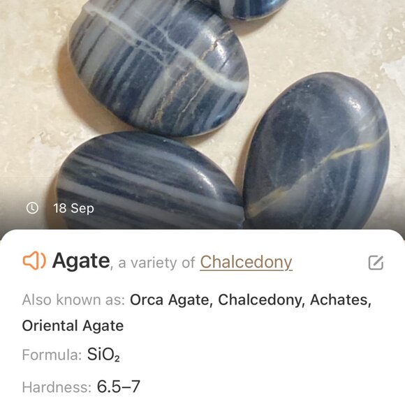 2/$20, Genuine Dark Grey Banded Agate Bracelet w/ Heart Arrow Toggle - Picture 7 of 10